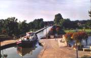Le pont canal au dessus de la Loire.